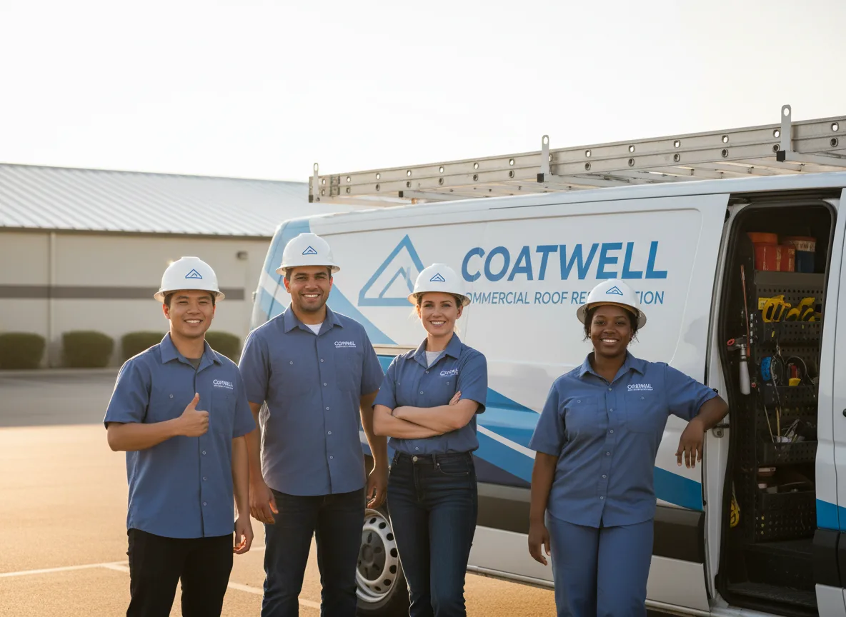 Commercial roof coating company in Ludowici, GA
